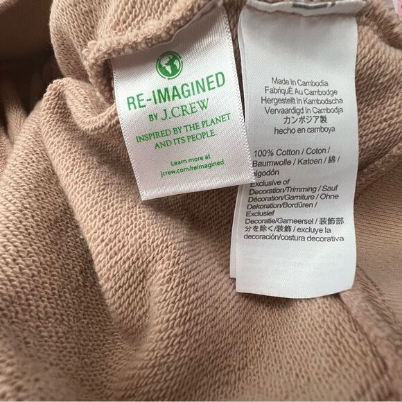 J. Crew AY443 University Terry Sweatshirt with Logo NWT size XXS - Picture 15 of 15